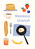Thanks A Brunch - Cute Food Breakfast Thank You Card for Friend, Family created by Illustrated By Mia