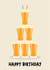 Pint of Beer Birthday Card created by Michael Cutler