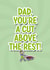 Lawnmower greeting card for Dad's on Father's Day or for their Birthday. created by TeHe Gifts