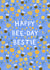 Pretty Birthday Card - Bee Pun - Bestie created by Pear Tree Press