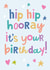 Cute birthday card for kids and adults created by Percy & Pearl
