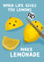 Funny Love & Friendship Card - When Life Gives You Lemons created by Ginger Peach Design