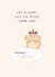 Funny Hamster Birthday Card - Eat The Whole Damn Cake created by Studio Mads
