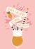 Cute Birthday Card - Pina Colada - For Her created by The Pattern Press