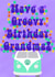 Groovy Birthday Card for the Amazing Grandma in your Life - Retro - Hippie created by AcePop Designs