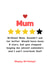 Funny Mum Birthday Card created by Cheeky Card Co
