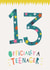 13th Birthday Card - Officially a Teenager created by Dotty Black