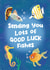 Cute Fishy Good Luck Card created by Holly Bushnell Illustration