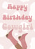 Happy birthday cowgirl created by Loy Matthews
