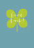 Cute Good Luck Card - Four Leaf Clover created by Kali Stileman