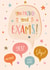Cute Congratulations Exam Card - You Passed your Exams created by The Pattern Press