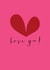 love card - love ya - heart - colourful and cool created by Kali Stileman