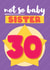 30th Birthday Card - Little Sister 30 created by Bev O'Connor || @oconnordesign