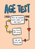 Getting Old Card | Funny Age Test Card created by TeePee Creations