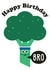 Broccoli Birthday Card - Happy Birthday Bro created by Studio Boketto
