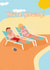 Funny birthday / anniversary card - brits on holiday - you’re glowing - friends created by Lauren Osborne