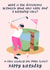 Funny golf birthday card for Mum - cake with lady golfer - gentle humour created by patternmuse