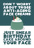 Funny Birthday Card - Face Cream created by Pickled Prints