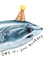 Funny Birthday Card - Shark - OMG It's Your Birthday - Party Hat created by Beth Goodwin