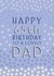Patterned Birthday Card - 65th - Dad created by Juniper and Rose Studio