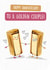 Cute Anniversary Card - Congratulations To A Golden Couple - Gold created by Quitting Hollywood