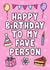 Pretty Birthday Card - Fave Person created by Danika Draws
