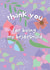 Pretty Thank You Card - Bridesmaid created by @Laura Lonsdale Designs