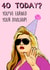 Funny 40th Birthday Card - Gemma Collins - Diva created by Poppy & Mabel 