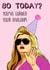Funny 80th Birthday Card - Gemma Collins - Diva created by Poppy & Mabel