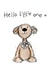 New Baby - Hello Little one created by Brush and Brew Illustrations