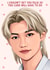 Felix from Stray Kids Greetings Card - K-Pop Birthday Card created by Lottie & Lova