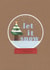 Let it snow with Christmas tree - Cute Christmas card created by Stacey Knights
