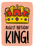 August Birthday Card | Funny King Birthday Card created by TeePee Creations