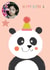 personalised panda birthday card personalised girls birthday card Personalised Photo Card 28107 created by Kali Stileman