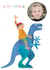 personalised dinosaur birthday card personalised boys birthday card Personalised Photo Card 28109 created by Kali Stileman
