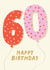 Cute Birthday Card - 60th - For Her created by Pixie Studio