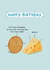 Funny Birthday Card - Cheese and Cracker created by Sydney Jo Designs