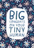 Pretty New Baby Card - Tiny Human - Floral created by Pilea Press