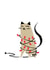 Cheeky Christmas Card - From the Cat - Fairy Lights created by Purpose & Worth etc