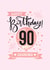 Classic Birthday Card - 90th - For Grandma created by Little Red Cherry
