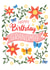 Pretty Birthday Card - For Grandma - Butterfly created by Fox Card Co