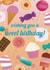 Sweet Treats Birthday Card - candy - chocolate - Sweets - Biscuits - cupcake created by Rainee Collections