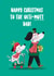 Cute Christmas Card - For Dad - Ulti-mutt created by Hannah Jayne Lewin