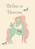 Cute Unicorn Card for many an occasion - believe in unicorns created by Tigerlily Makes 