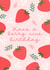 Strawberry Birthday Card created by Shannon Castleton