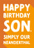 Funny Birthday Card - Son - Neanderthal created by Cards from Designers