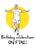 Beth Mead on fire birthday card - Football fan for England! created by SeariouslyCreative