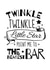 Twinkle Twinkle Little Star, Point Me To The Nearest Bar created by Ade Nicholls design