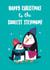 Cute Christmas Card - Coolest Stepmum created by Hannah Jayne Lewin