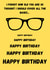 Funny joke card for birthday - loosing their eyesight created by RileyMax Creations